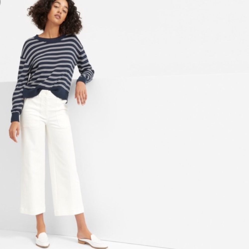 Everlane Wide Leg Crop Utility Pant